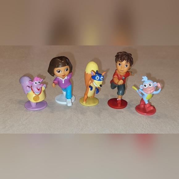 Dora The Explorer & Friends 5 Piece Toy Figure Set - Picture 1 of 3